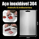 Tábua de Corte em Aço Inox Antibacteriana