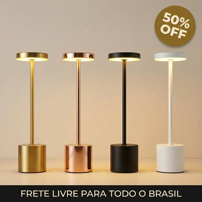 Luminária Aurelle - 50% OFF Oferta Valida Até 23:59h