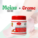 Kit Hidratante para Pés + Meia de Silicone