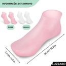 Kit Hidratante para Pés + Meia de Silicone – Combate Rachaduras e Ressecamento